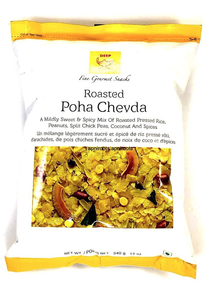 DEEP ROASTED POHA CHEVDA 340GM