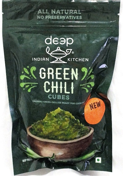 DEEP GREEN CHILLI CUBES 198GM