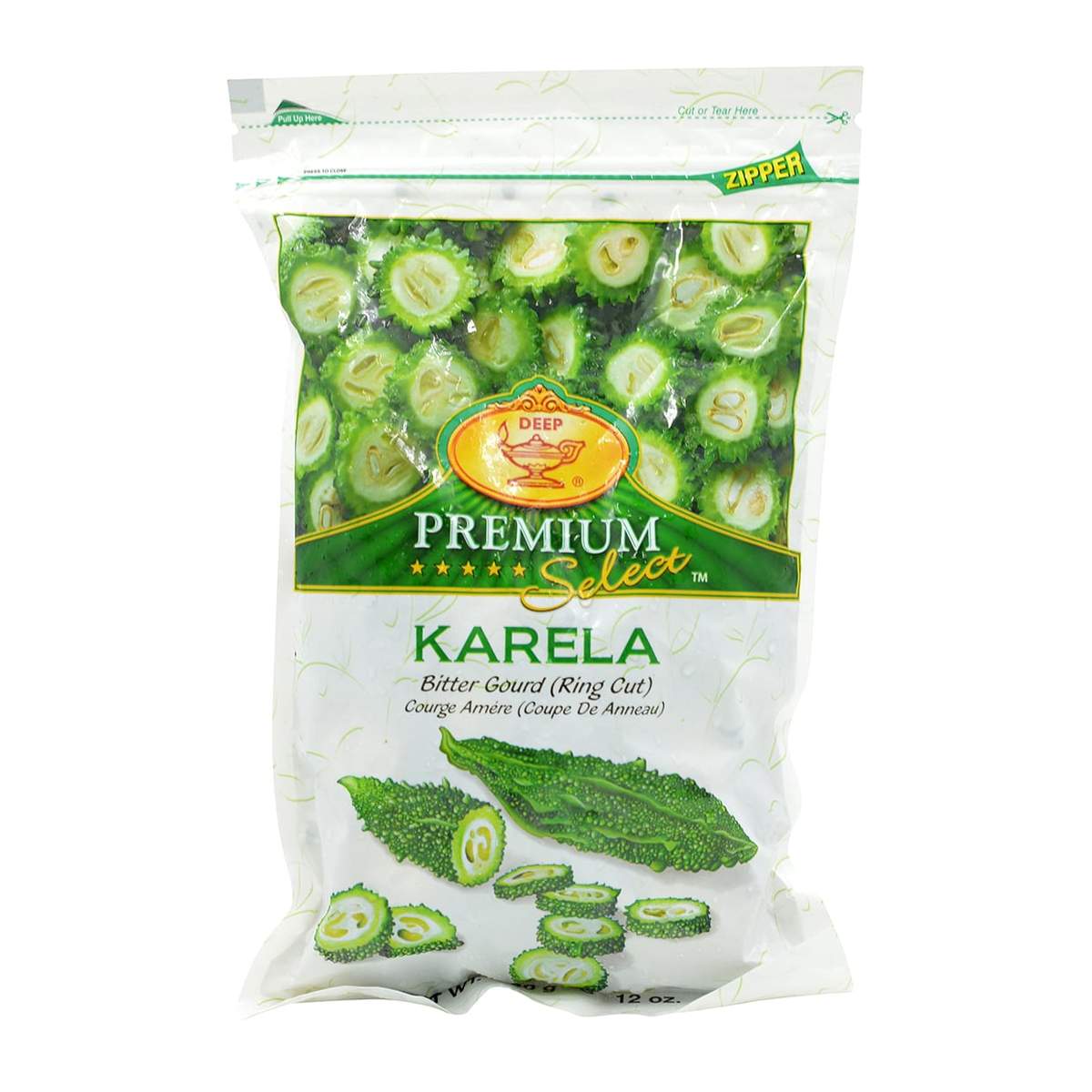 DEEP KARELA RING CUT 340GM