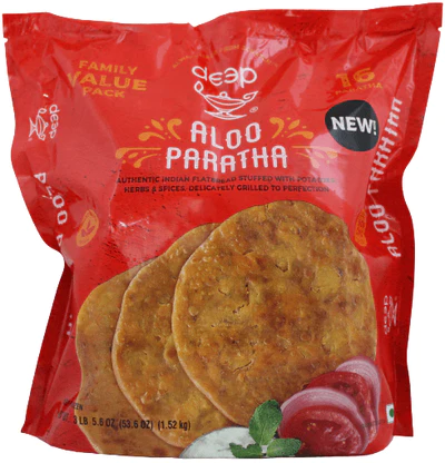 DEEP F P ALOO PARATAHS 16 PCS