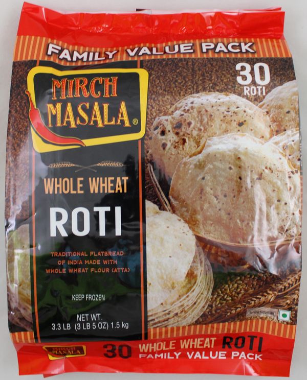 MM WHOLE WHEAT ROTI (30PCS)