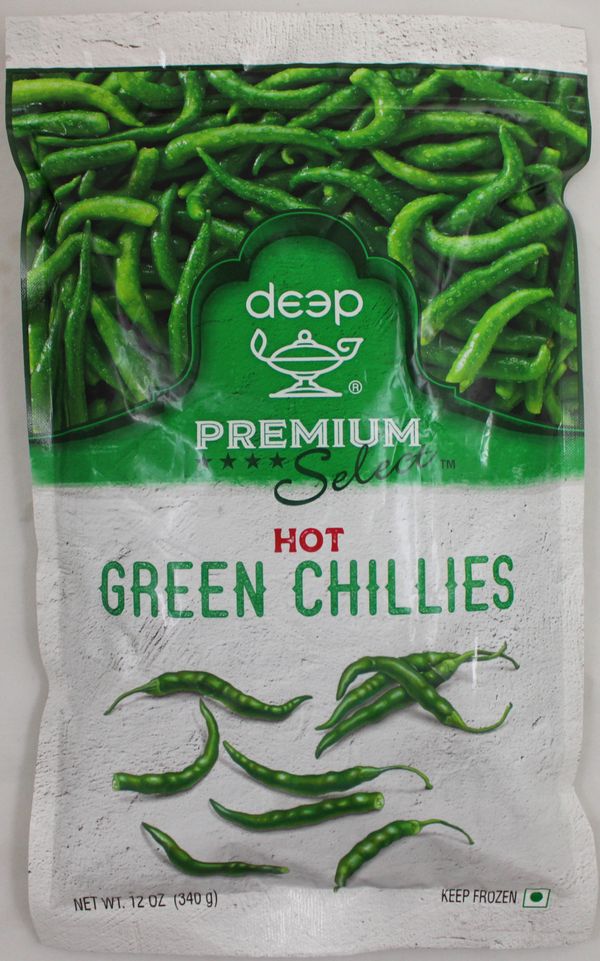 DEEP GREEN CHILLI HOT 340GM