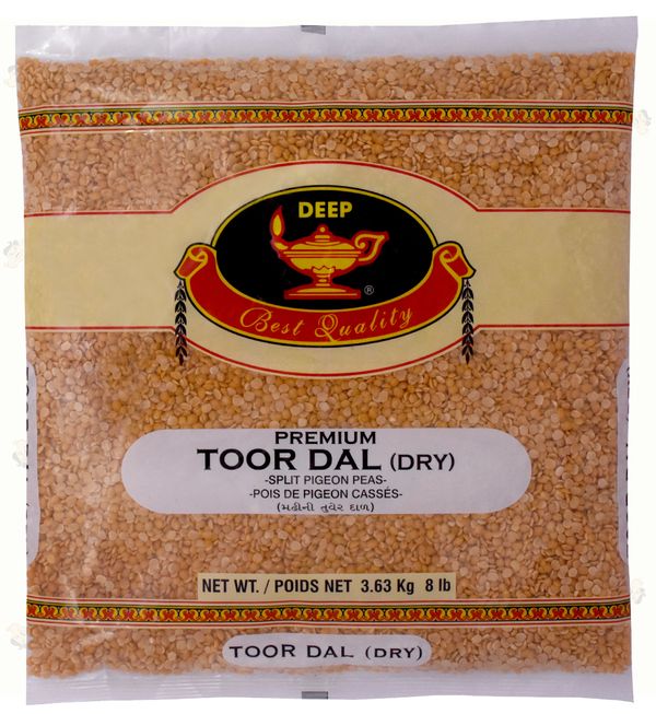 DEEP TOOR DAL DRY 8 LB