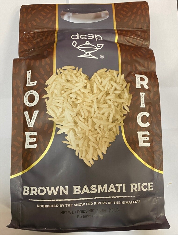 DEEP BROWN BASMATI RICE 10 LB